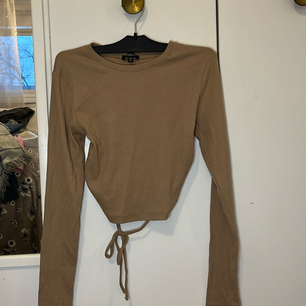 Dynamite open back long sleeve
